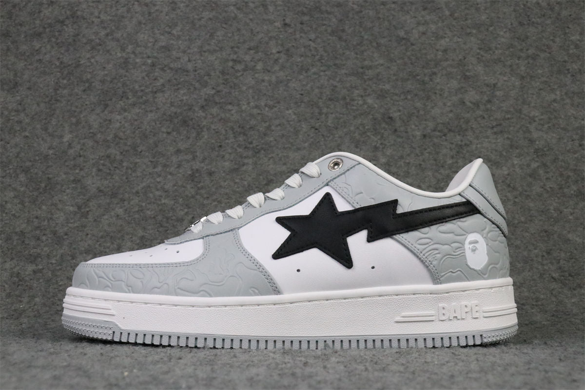 Bapesta Low M2 'White Grey'