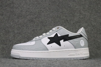 Bapesta Low M2 'White Grey'