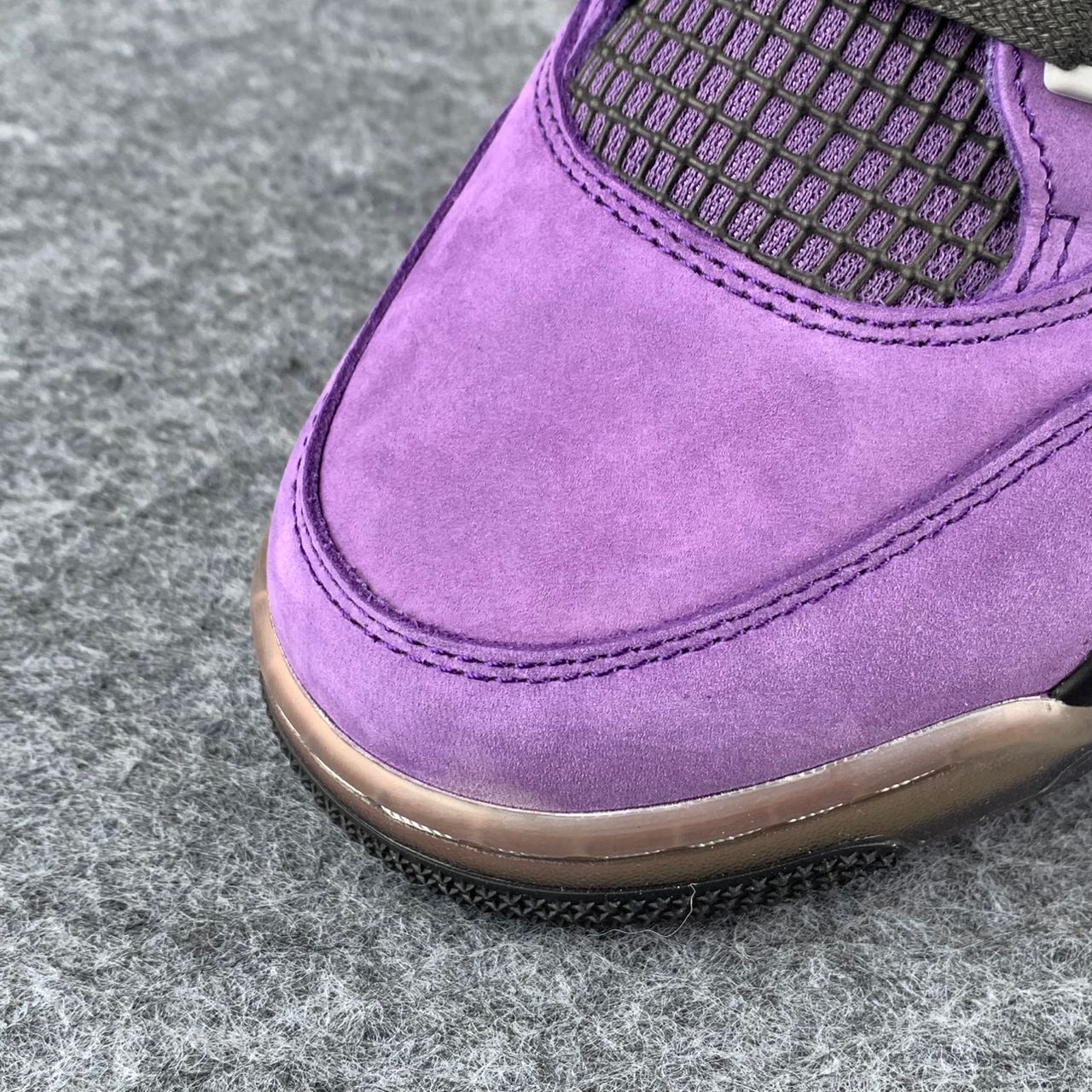 Travis Scott x Air Jordan 4 Retro 'Purple Suede White Midsole' Friends & Family