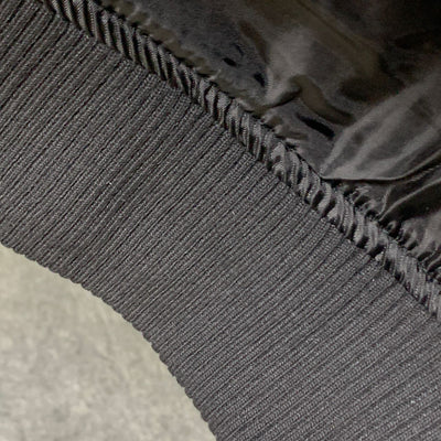 LV Varsity Leather Jacket 'BLACK'