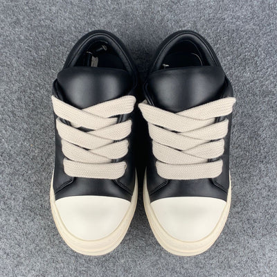 Rick Owens Luxor Jumbo Lace Padded Low 'Black Milk'