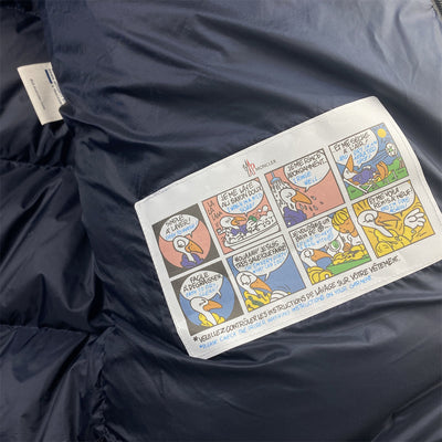 Moncler Peuplier Short Down Jacket ‘Navy’