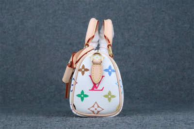 LVT x Takashi Murakami Nano Speedy White Multicolored
