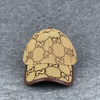 Gucci Jumbo GG Canvas Baseball Hat ‘Camel/Ebony’