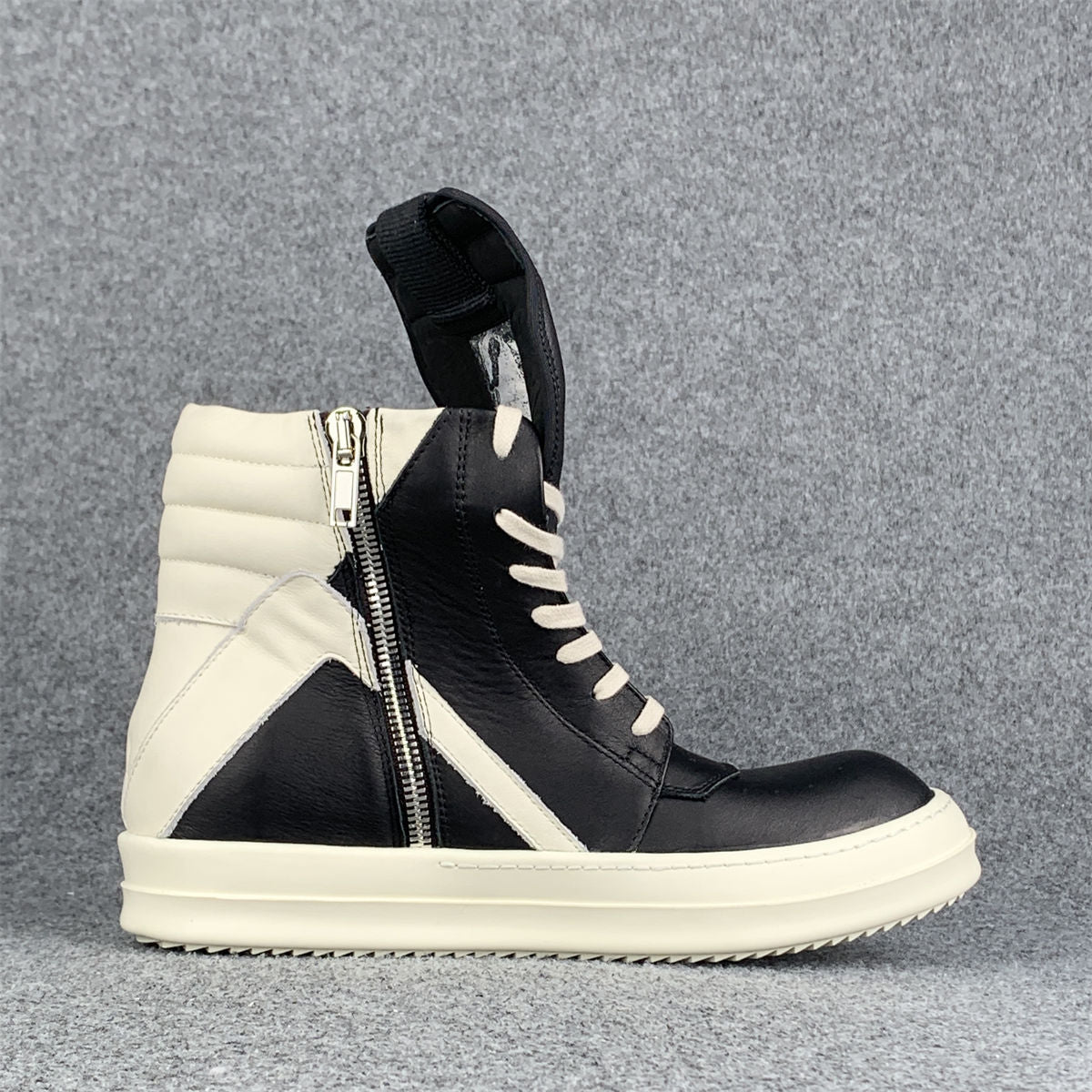 Rick Owens Strobe Geobasket High 'Black Milk'
