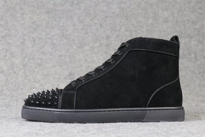 CL Lou Spikes Orlato High-Top ‘Black Suede’