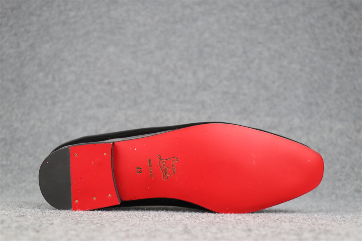 CL Dandelion Tassel Loafers ‘Black Patent Leather'