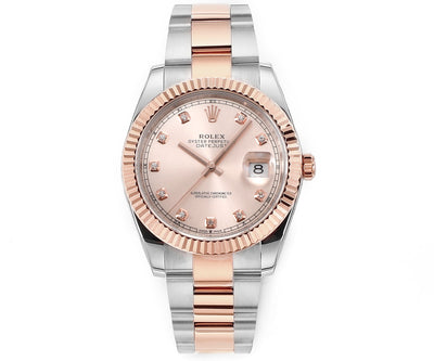 Pink Gold & Stainless Steel 41MM Watch