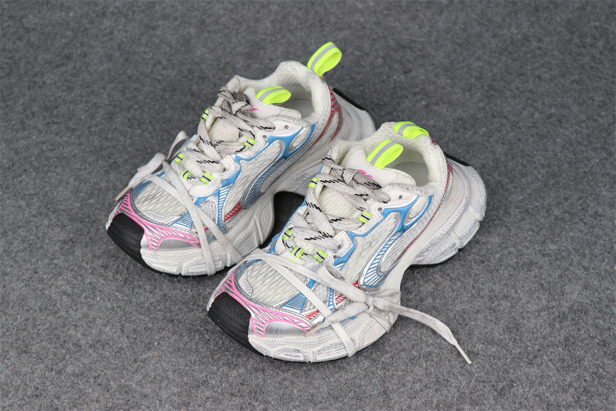 Balenciaga Wmns 3XL Sneaker 'Worn-Out - White Blue Red'