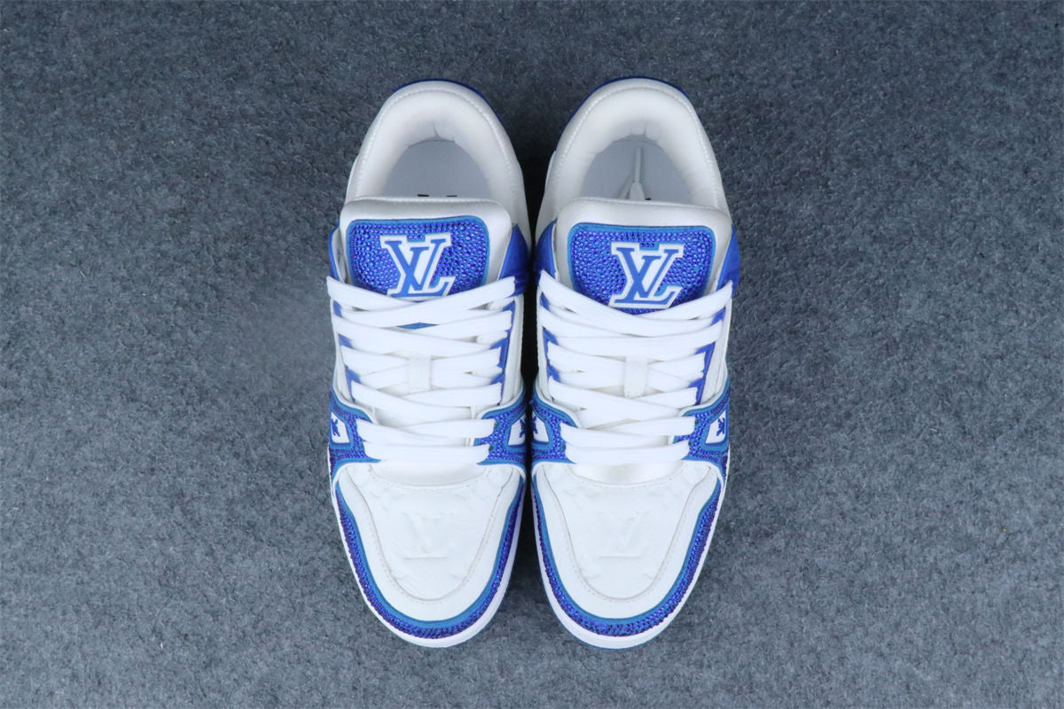 LVT Trainer 'White Blue Crystals'