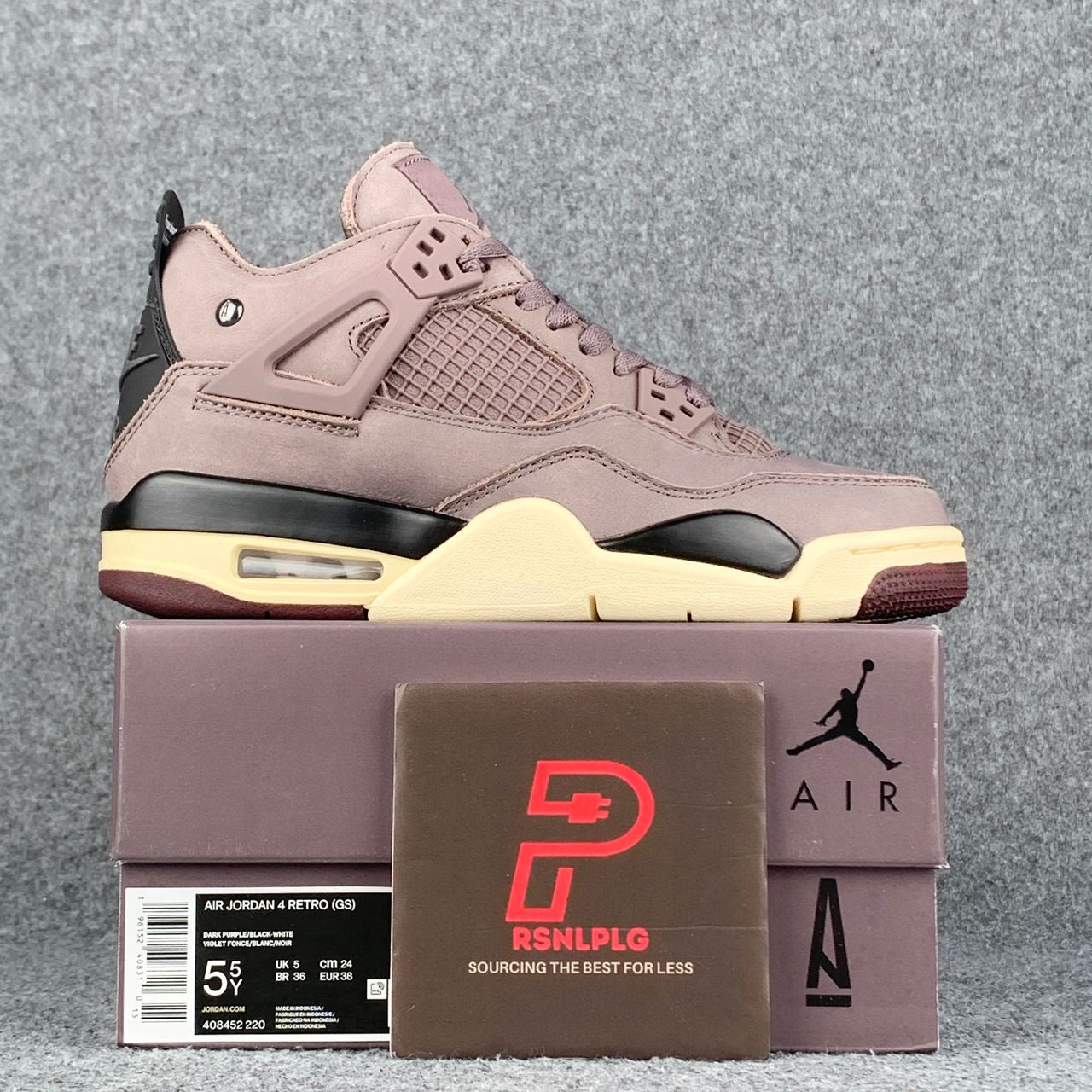 A Ma Maniére x Air Jordan 4 Retro 'Violet Ore'