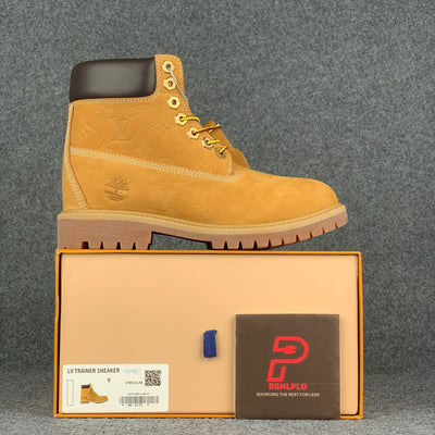 Timberland 6 Inch Ankle Boot 'Embossed Monogram - Wheat'