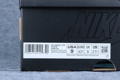 (Early Look) Fragment x Union LA x Air Jordan 1 Retro High OG 'Sport Royal'