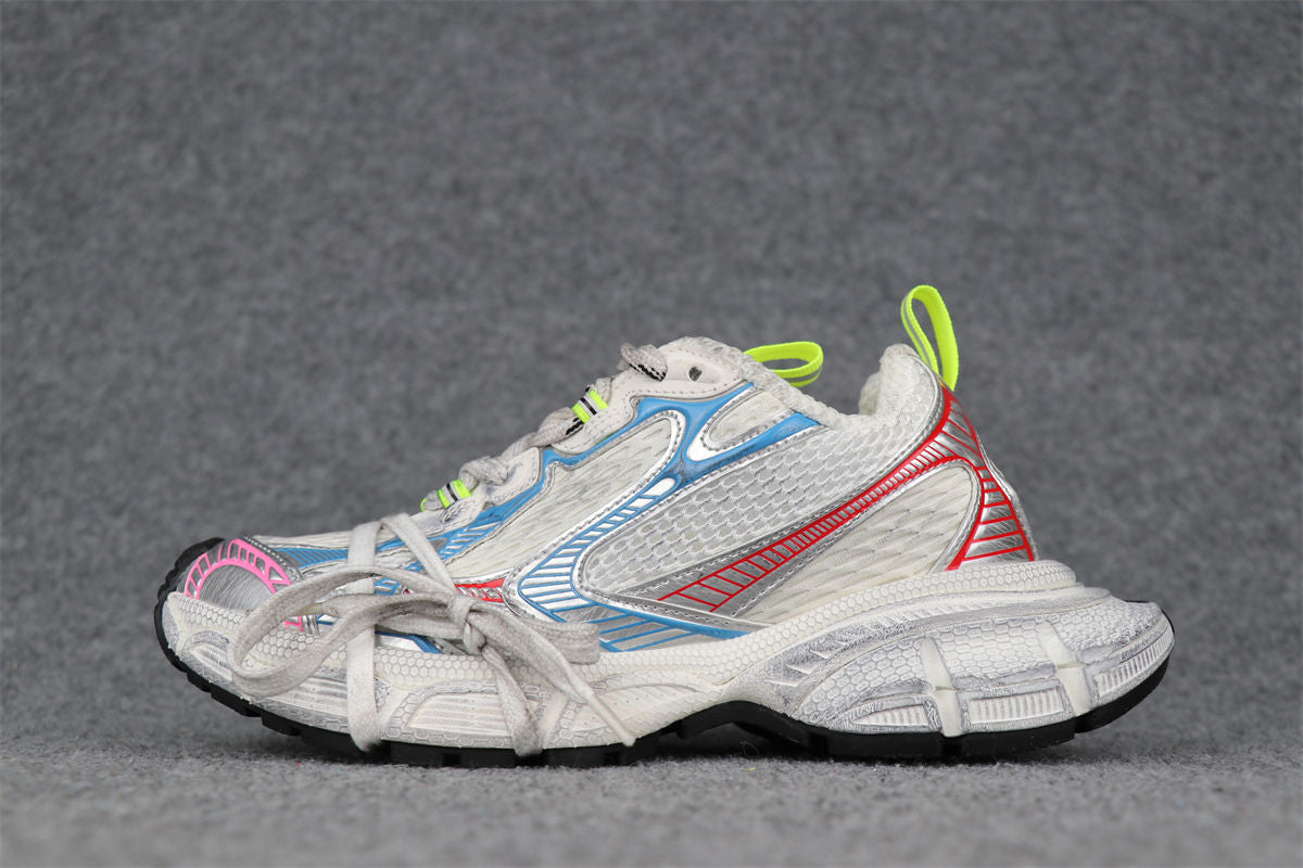 Balenciaga Wmns 3XL Sneaker 'Worn-Out - White Blue Red'
