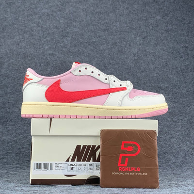 (Custom) Travis Scott x Air Jordan 1 'Shy Pink/Red'