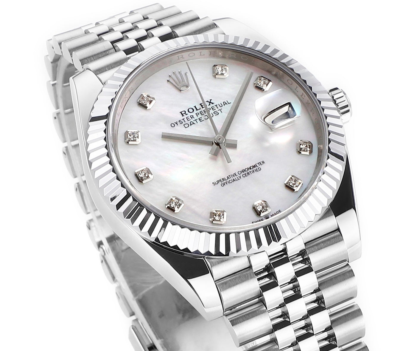 MOP Stainless Steel 41MM Watch