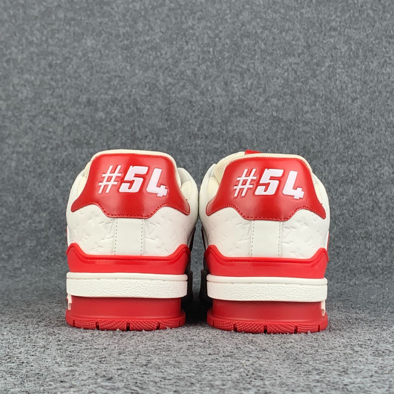 LV Trainer Low '#54 Signature 'Red White'