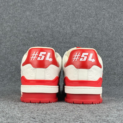 LV Trainer Low '#54 Signature 'Red White'