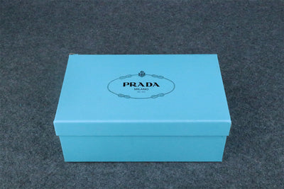 PRD Triangle Logo-Plaque Shearling Backless Loafer