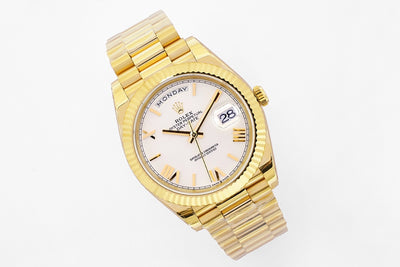 Yellow Gold & Silver 40MM Watch