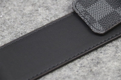 LV Initiales Damier Graphite Belt ‘Black Grey’