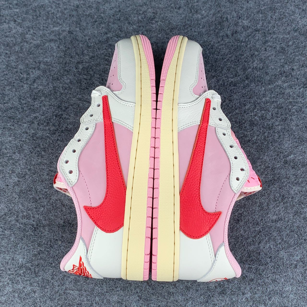 (Custom) Travis Scott x Air Jordan 1 'Shy Pink/Red'