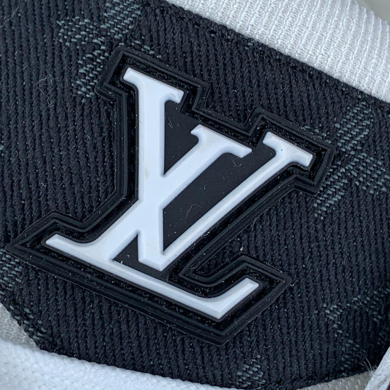 LVT Trainer 'Black Monogram Denim'