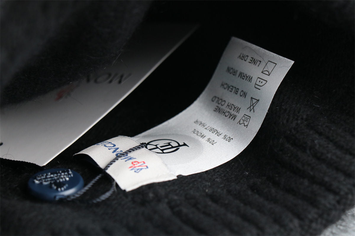 Moncler Cotton Tricot Beanie ‘Black’