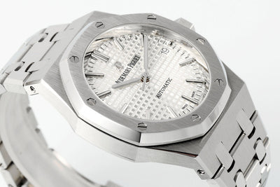 Royal Oak 15500ST Silver Dial