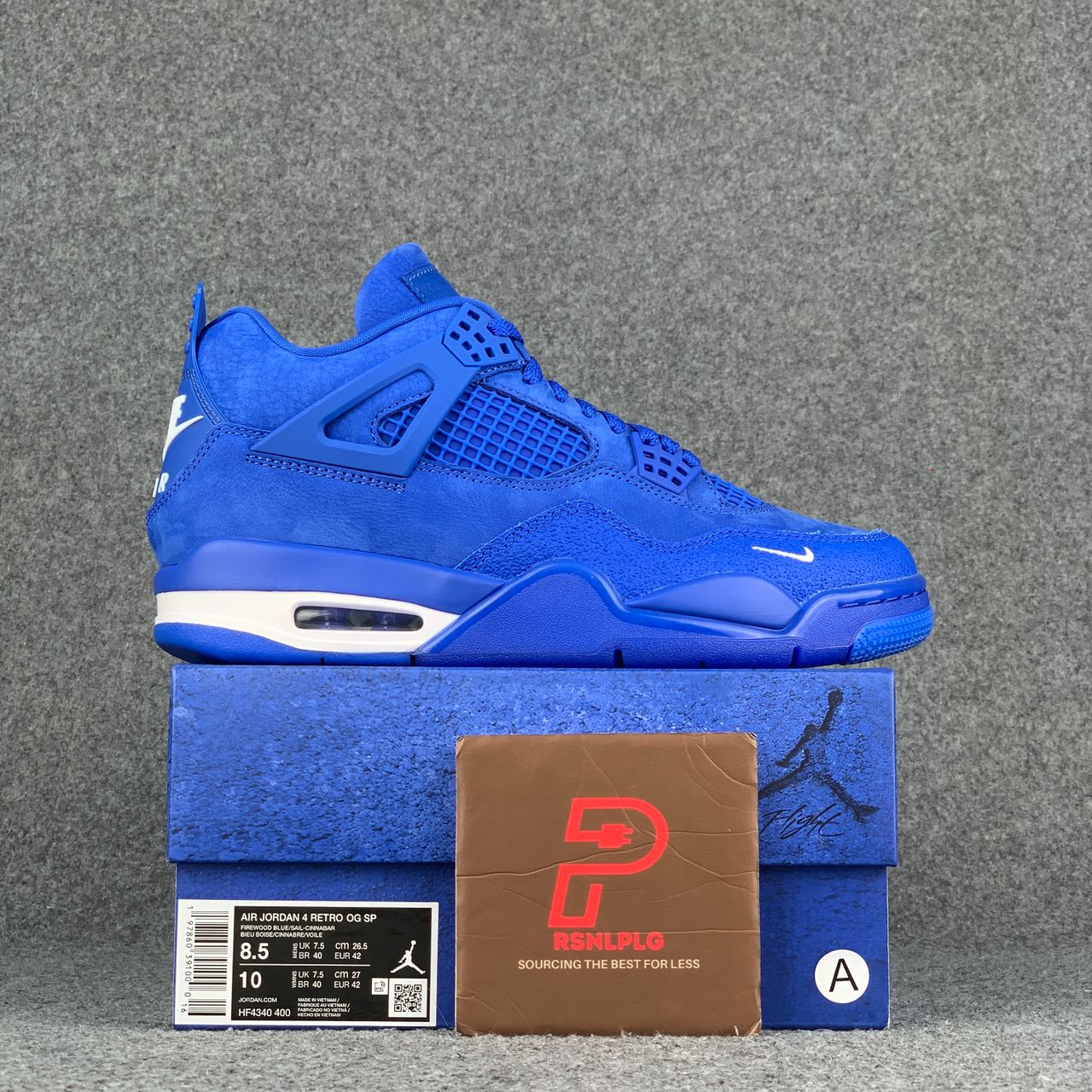 (Custom) Jordan 4 Retro OG SP Brick by Brick “Blue”