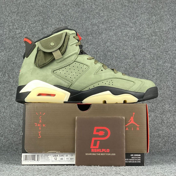 Travis Scott x Air Jordan 6 Retro 'Olive' – Prsnlplg