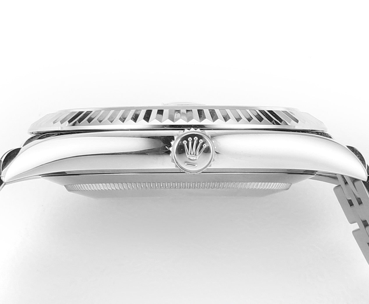 Rhodium Gray & Diamond 41MM Watch
