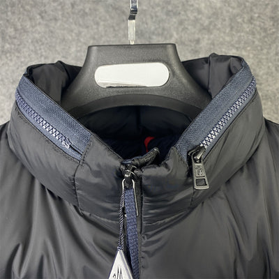 Moncler Peuplier Short Down Jacket ‘Navy’