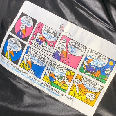 Moncler Maya Hooded Shiny Full Zip Jacket 'Black'