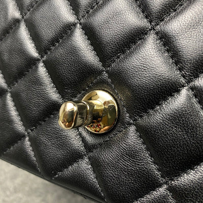 CC Coco Charms Flap Bag Black