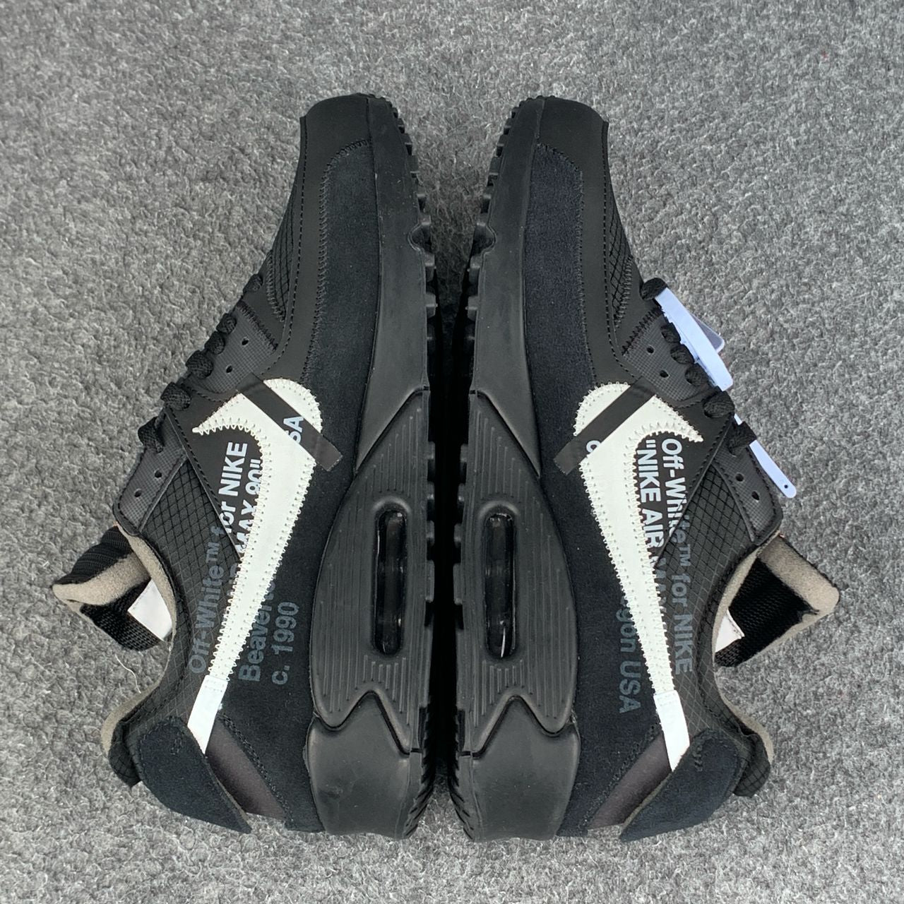 Off-White x Air Max 90 'Black'