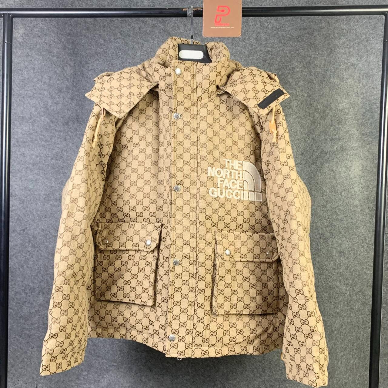 Gucci x The North Face Print Jacket 'Beige/Ebony'
