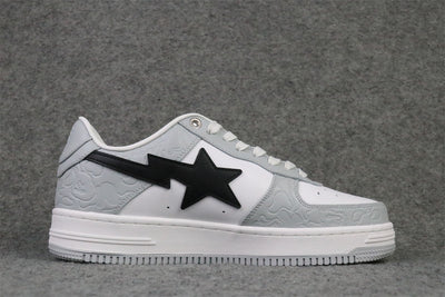 Bapesta Low M2 'White Grey'