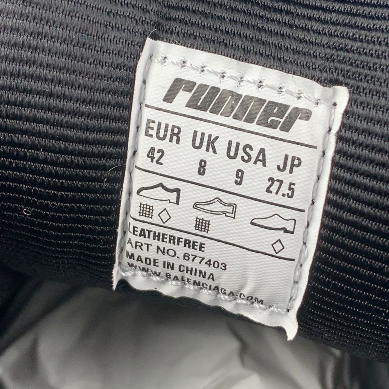 Balenciaga Runner Sneaker 'Dark Grey Black'