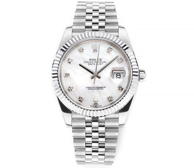 MOP Stainless Steel 41MM Watch