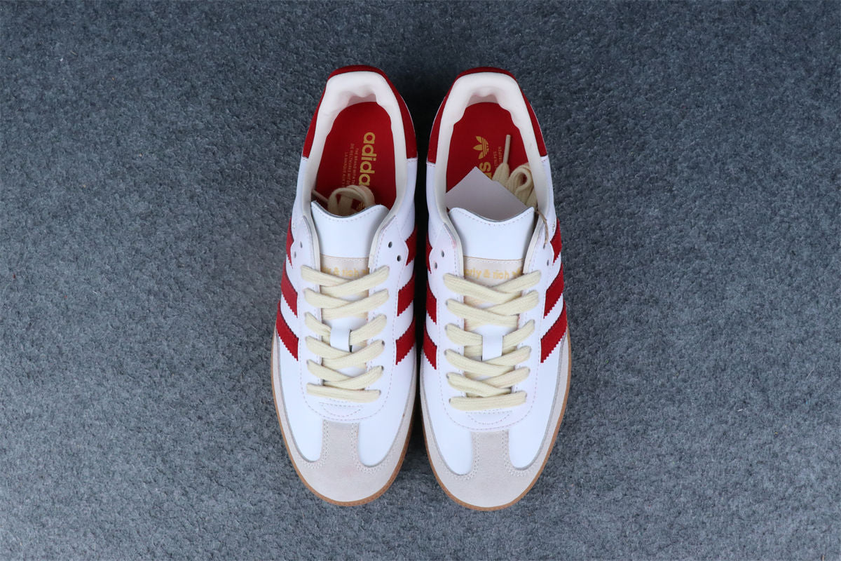 Sporty & Rich x Samba OG 'White Core Burgundy'