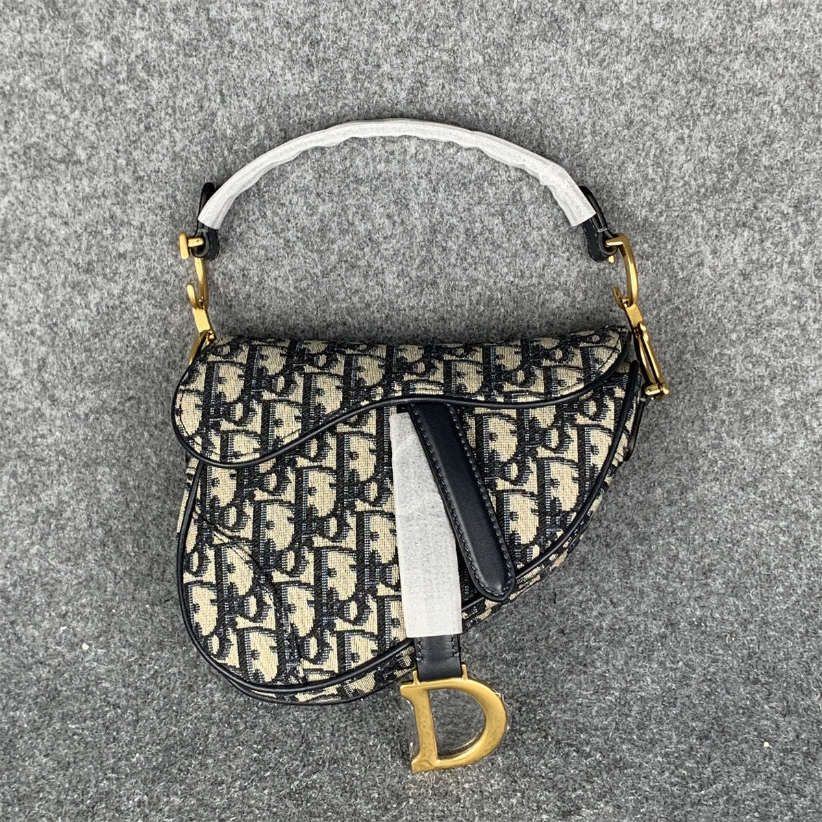 Mini Saddle Bag Oblique Jacquard'