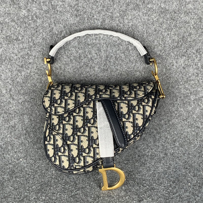 Mini Saddle Bag Oblique Jacquard'