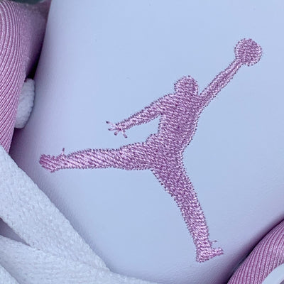 Air Jordan 4 rétro personnalisé « Oreo rose »