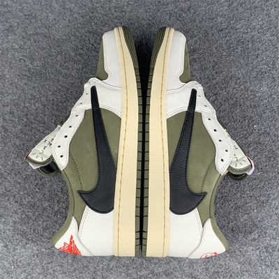 Travis Scott x Air Jordan 1 Retro Low OG SP 'Reverse Olive / Medium Olive' (B-GRADE VERSION)