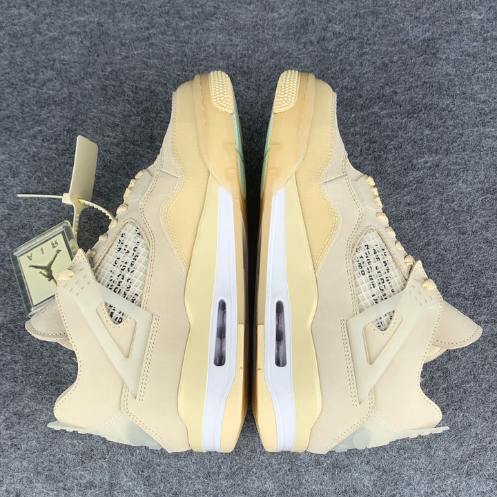 authentic jordan 4 sp x off white sail