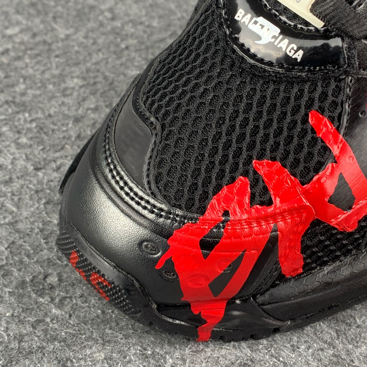 Balenciaga Runner Sneaker 'Graffiti - Black Red'