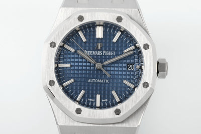 Royal Oak 15500ST Blue Dial
