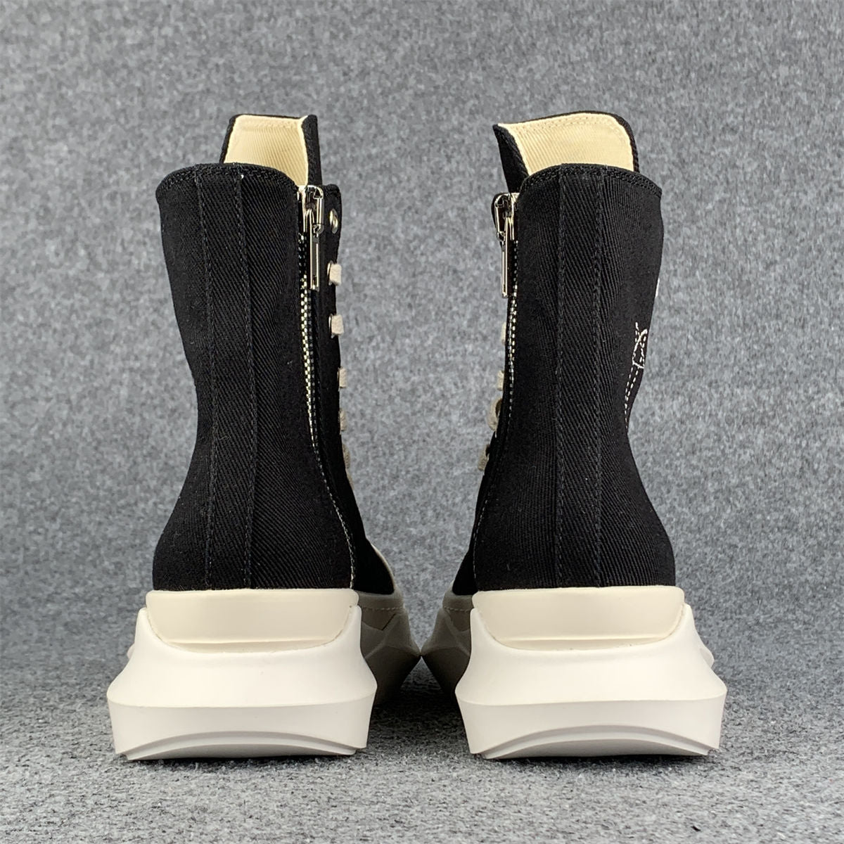 Rick Owens Wmns EDFU DRKSHDW Pentagram Embroidery Abstract High 'Black Milk'