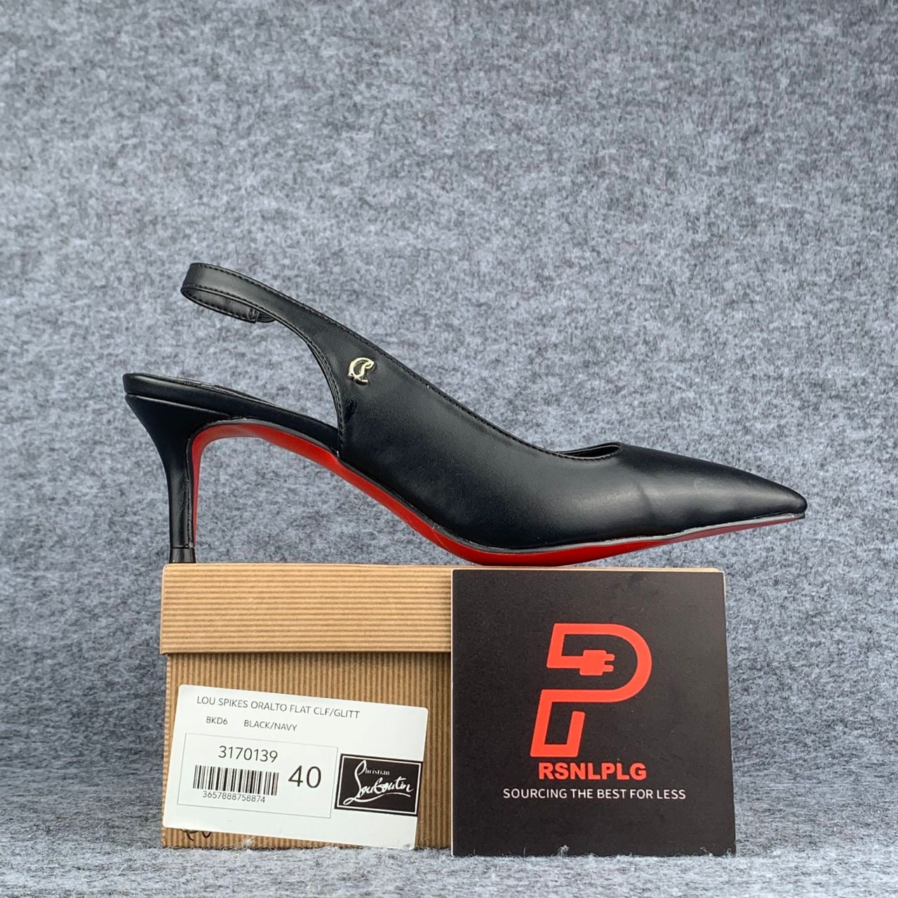 Christian Louboutin Sporty Kate Sling Pump 'Black'